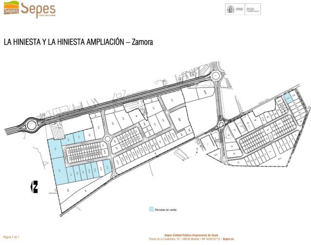 Zamora Destino Vital - Venta por concurso de once parcelas del polígono de La Hiniesta en Zamora - Zamora